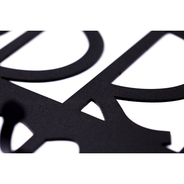 Wieszak ścienny Dzień dobry 02 czarny - Intesi